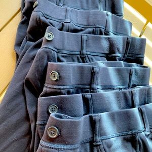 Sensory Izod    Kids 7 pairs navy school pants